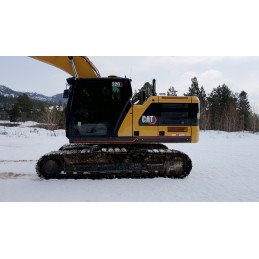 Cat 320 mit Leica GPS