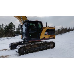 Cat 320 mit Leica GPS
