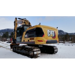 Cat 320 mit Leica GPS