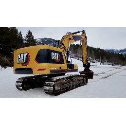 Cat 320 mit Leica GPS